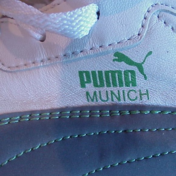 Puma White and Green Sneakers with Gray Details - Picture 5 of 8